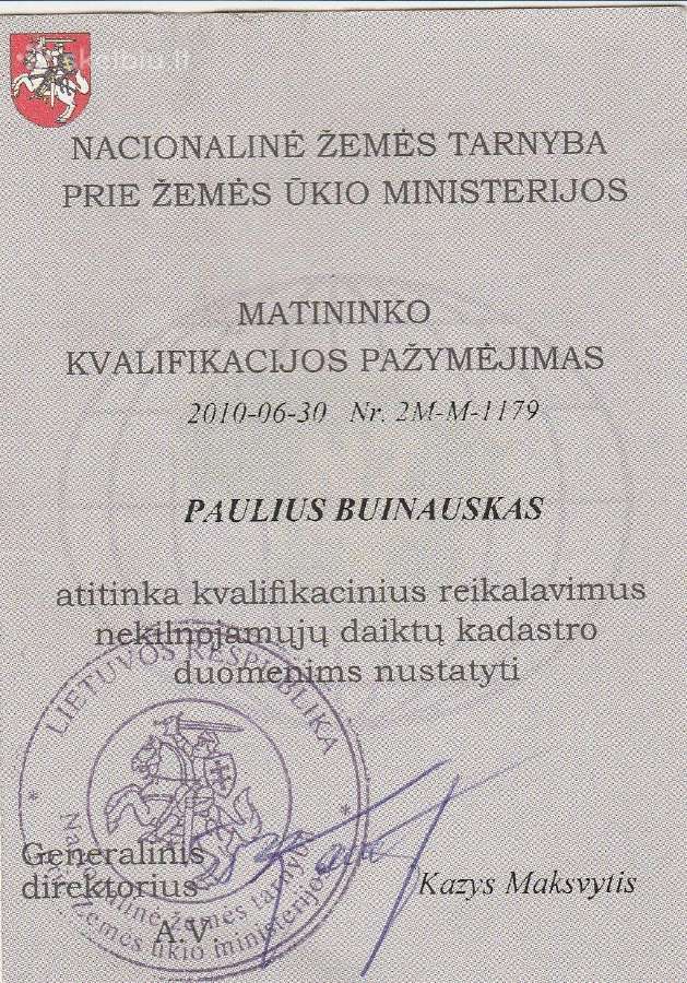 Matininkas-geodezininkas, paslauga nuo 40 eur. - nuotraukos Nr. 2