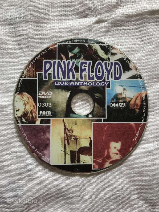 Dvd Pink Floyd muzika. - nuotraukos Nr. 12