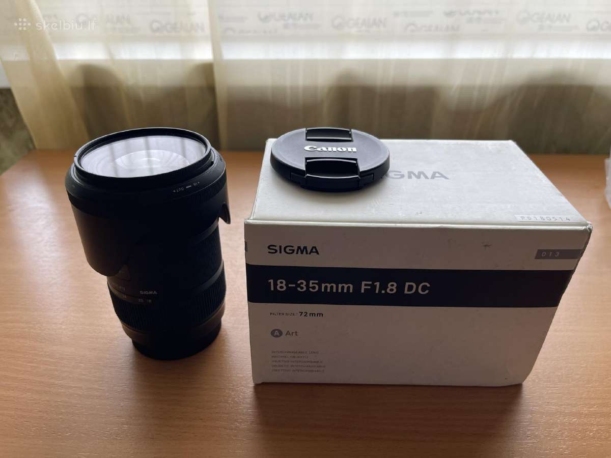 Sigma 18–35mm f/1.8 Dc Hsm Art (Canon)
