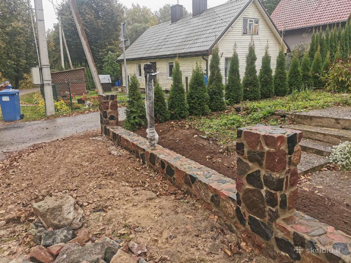 Akmens mūro darbai - nuotraukos Nr. 4
