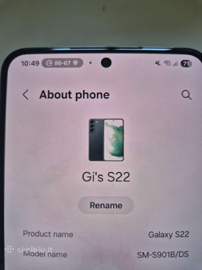 Samsung s22 - nuotraukos Nr. 6