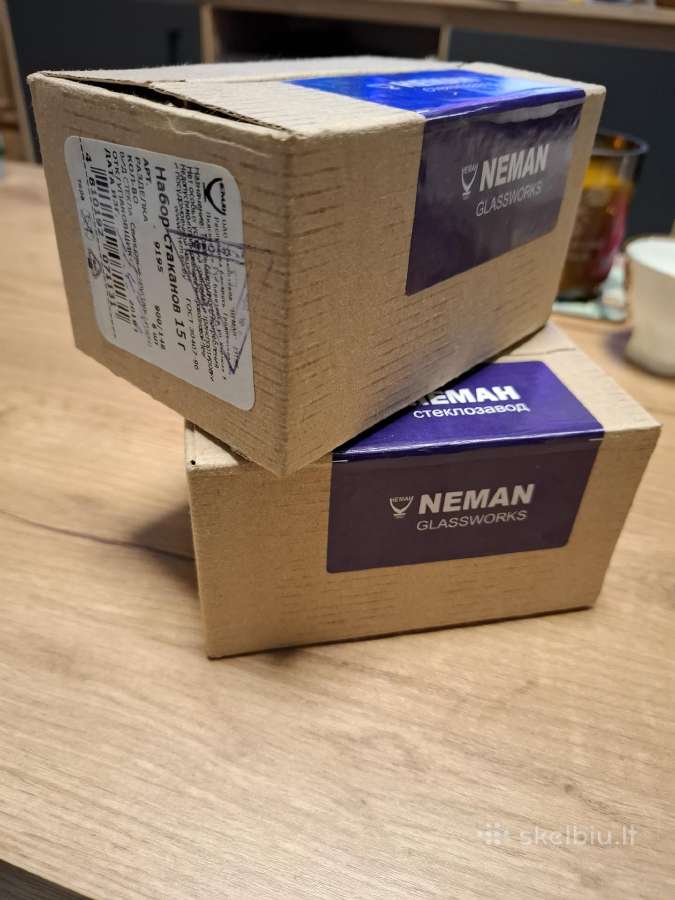 Neman nauji stikliukai čerkutės - nuotraukos Nr. 4