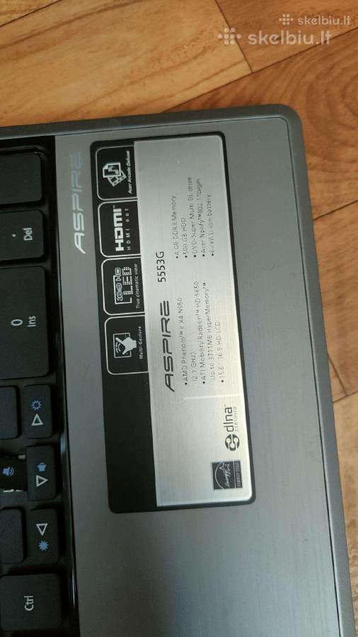 Parduodu laptopa aspire 5553g - nuotraukos Nr. 4