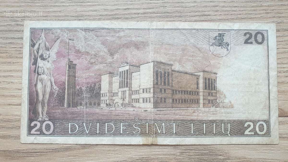 1991 metų 20 litų - nuotraukos Nr. 2