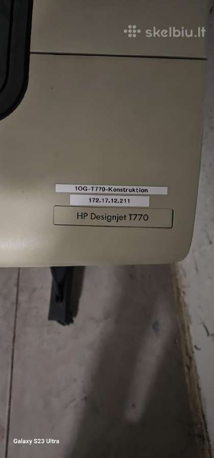 Parduodamas spausdintuvas hp designjet t770
