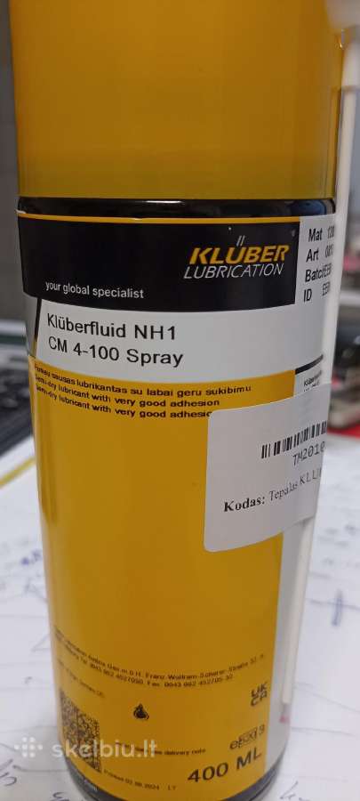 Tepalas Kluberfluid Nh1 Cm 4-100 spray [400 ml]