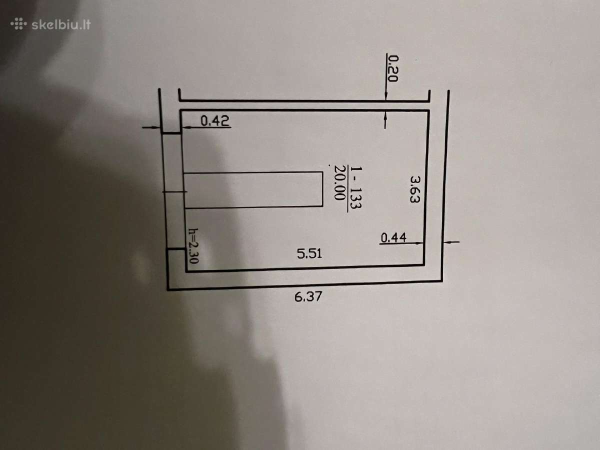 Garažas 34,65 kv.m. Kėdainių m. Josvainių g. 82a,