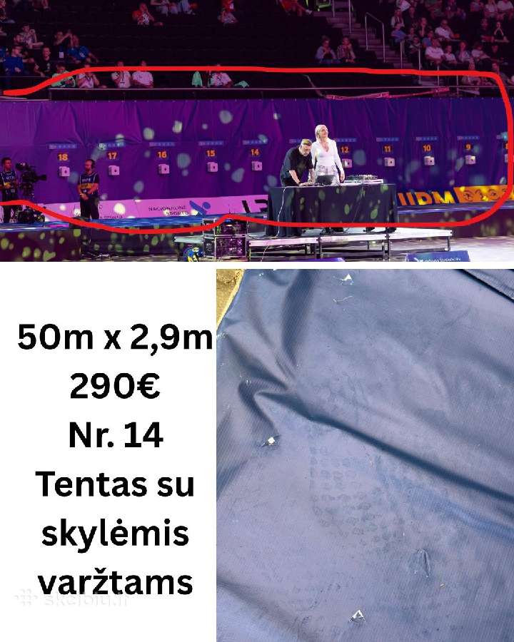 Naudoti tentai, brezentai - nuotraukos Nr. 2
