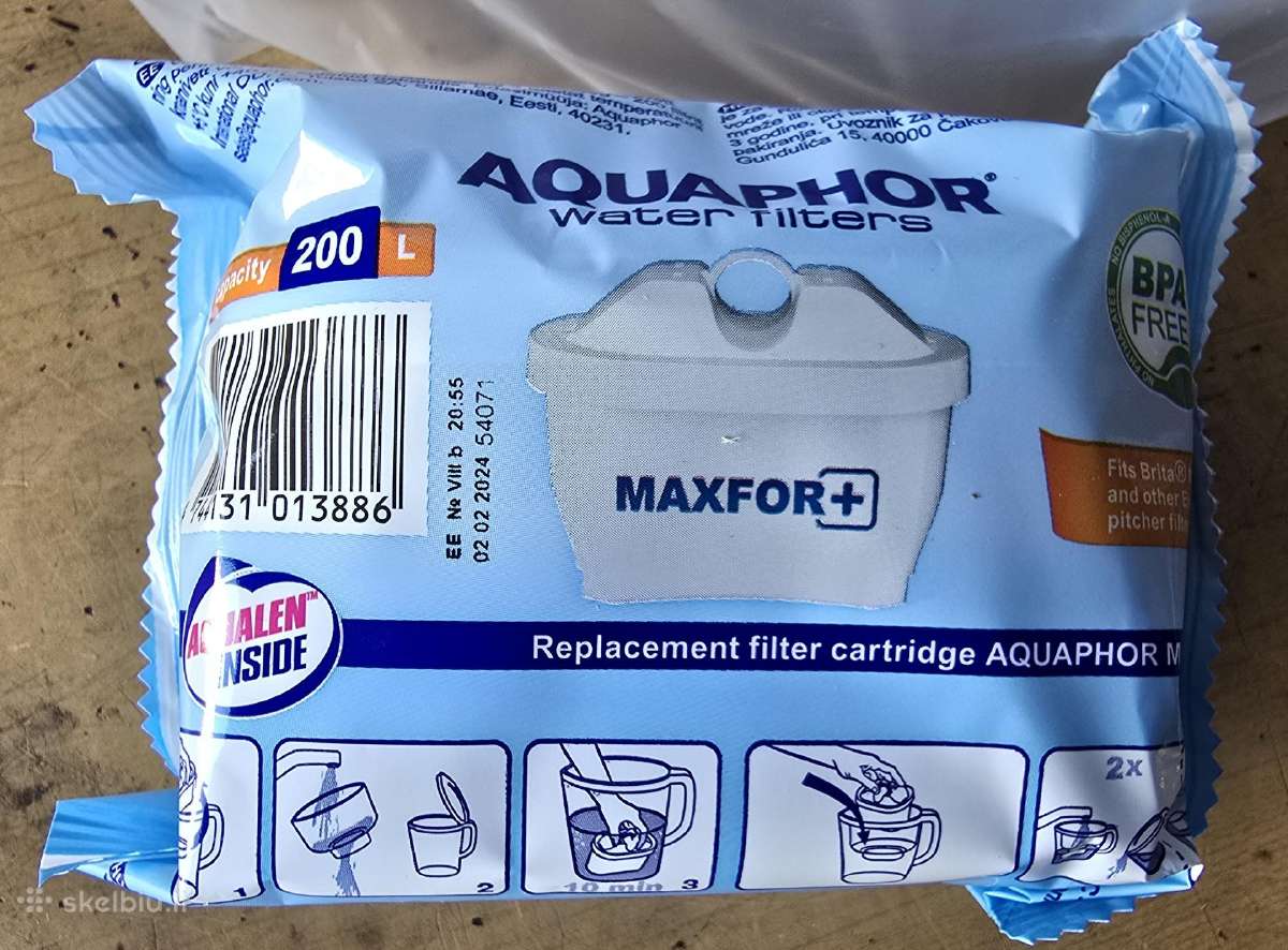 Vandens filtravimo indas Aquaphor, 2.5 l. - nuotraukos Nr. 6