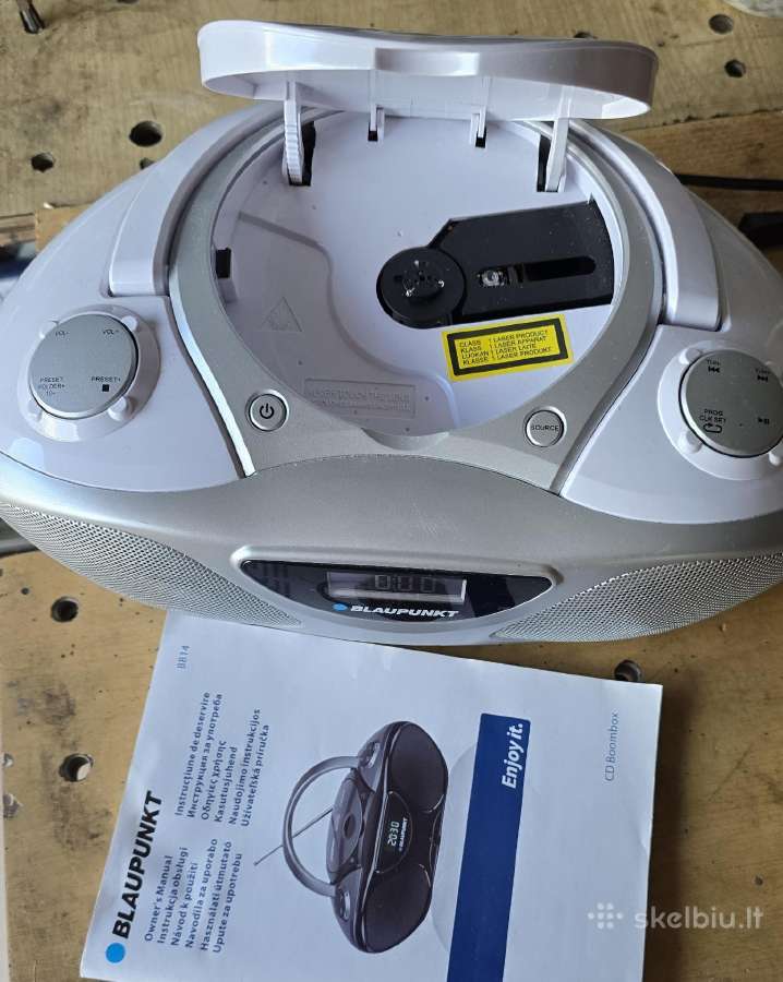 Magnetola Blaupunkt Bb14 Boombox, 2 W, balta. - nuotraukos Nr. 2