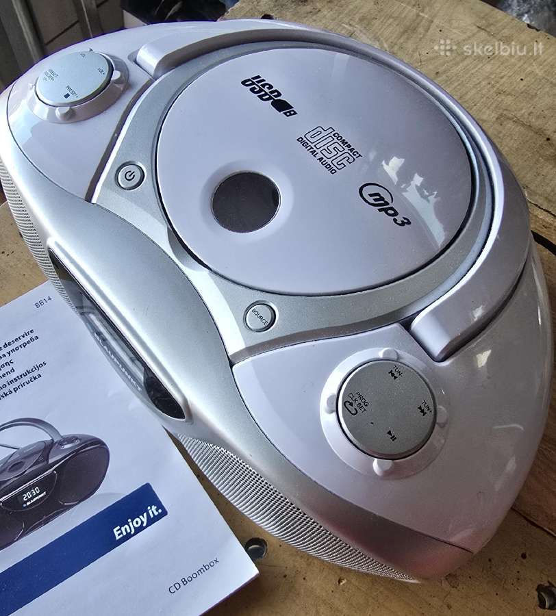 Magnetola Blaupunkt Bb14 Boombox, 2 W, balta. - nuotraukos Nr. 3