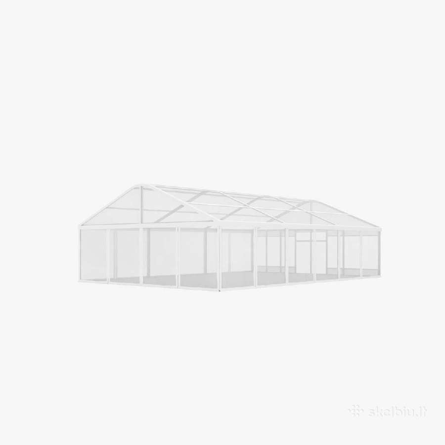 Modulinė palapinė skaidri arba balta 10x30 - nuotraukos Nr. 2
