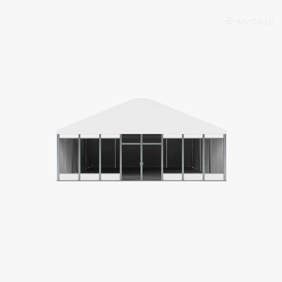 Modulinė palapinė skaidri arba balta 10x30 - nuotraukos Nr. 6