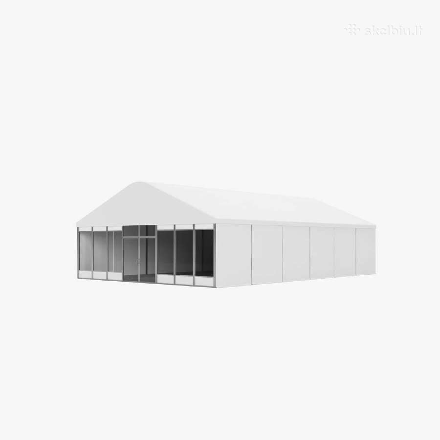 Modulinė palapinė skaidri arba balta 10x30