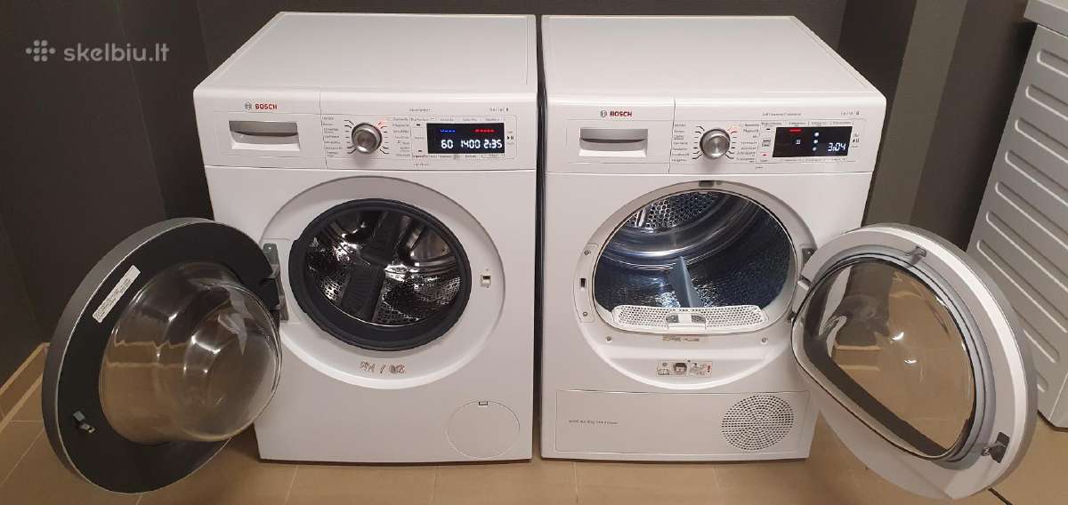 Bosch Serie 8 komplektas (2019m.)8kg A+++ (-30%) - nuotraukos Nr. 5