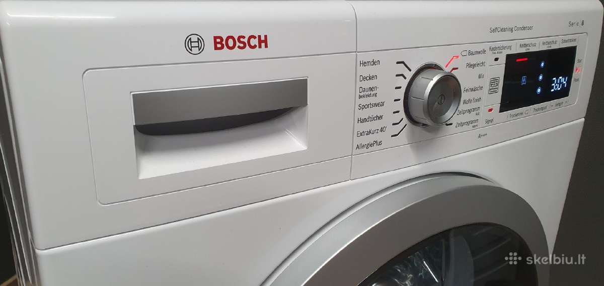 Bosch Serie 8 komplektas (2019m.)8kg A+++ (-30%) - nuotraukos Nr. 15