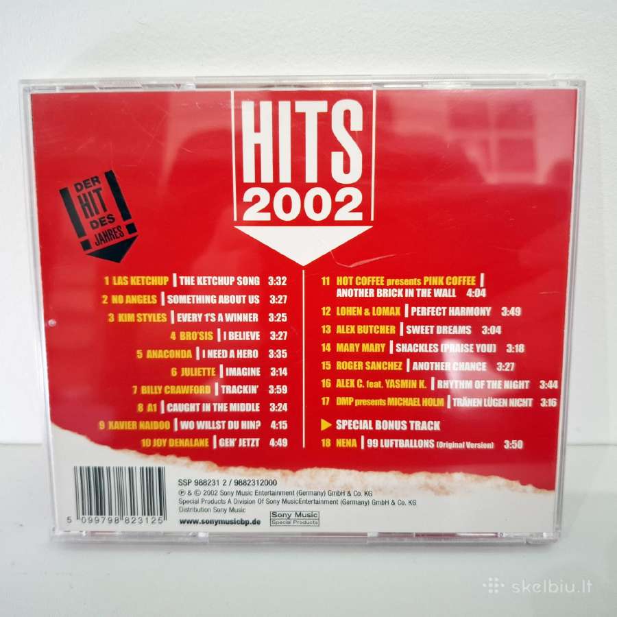 Hits 2002 Die Superstars Des Jahres (CD) - nuotraukos Nr. 2