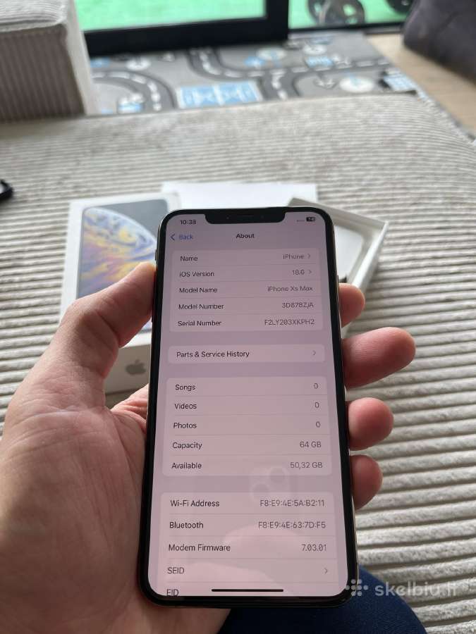 iPhone XS max 64gb - nuotraukos Nr. 9