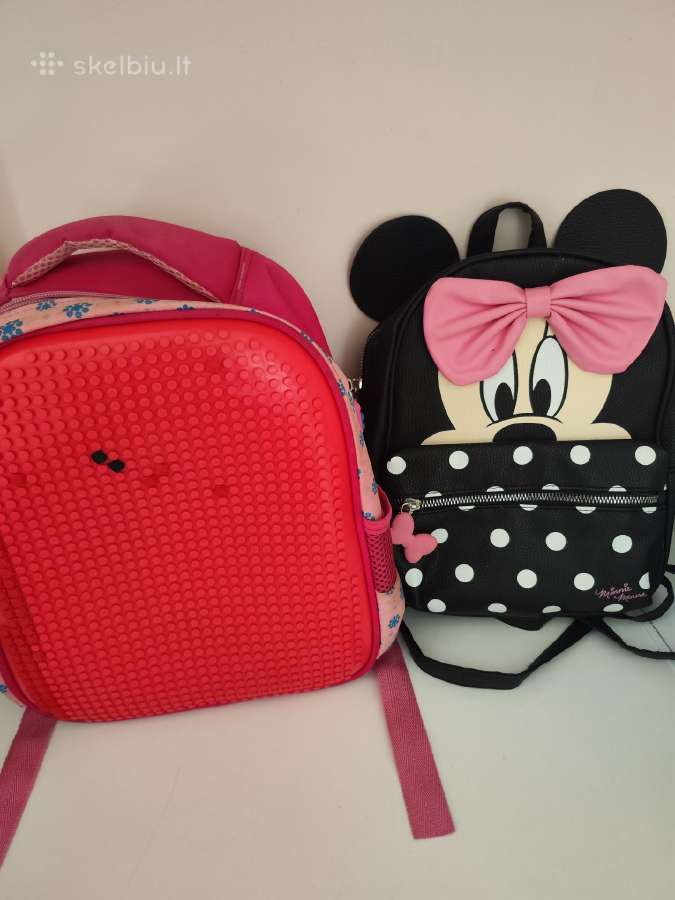 Tvirta kokybiška kuprinė tinka maždaug priešmokykl