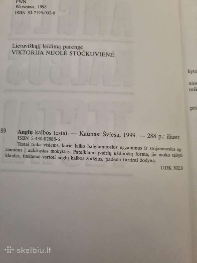 Anglų kalbos testai - nuotraukos Nr. 3