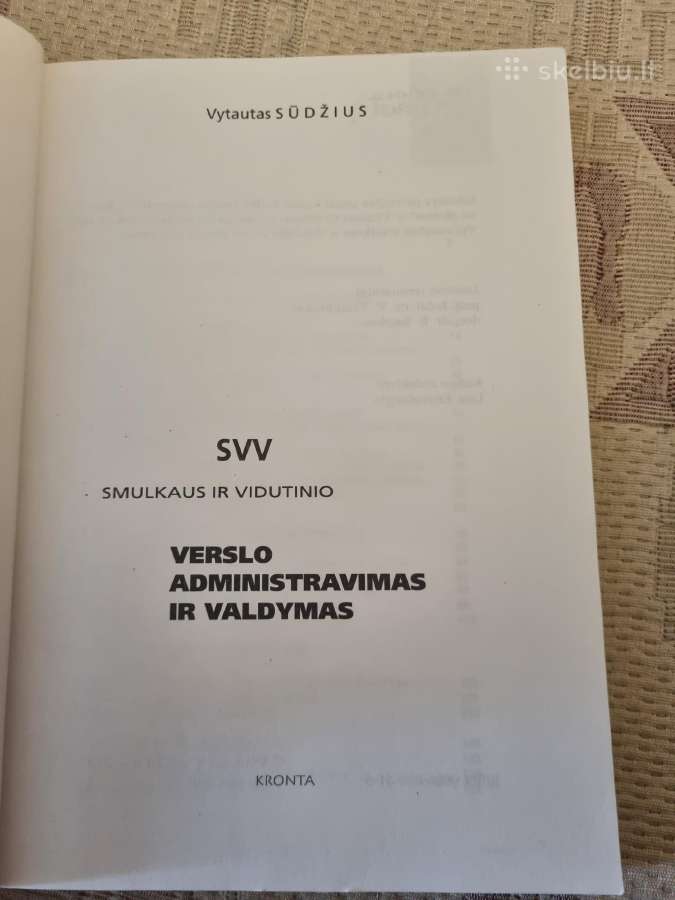 Smulkaus ir vidutinio verslo administravimas ir va - nuotraukos Nr. 2