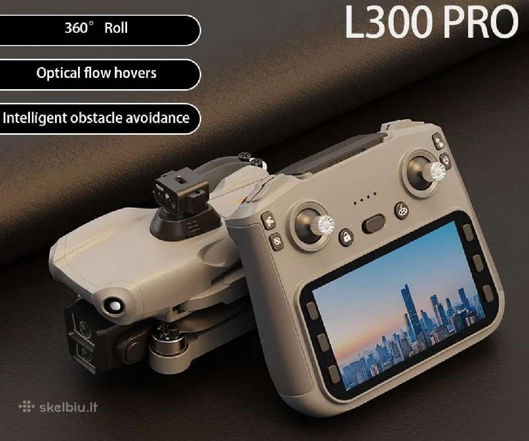 L300 Max GPS dronas su 4k kamera ir LCD ekranu - nuotraukos Nr. 3
