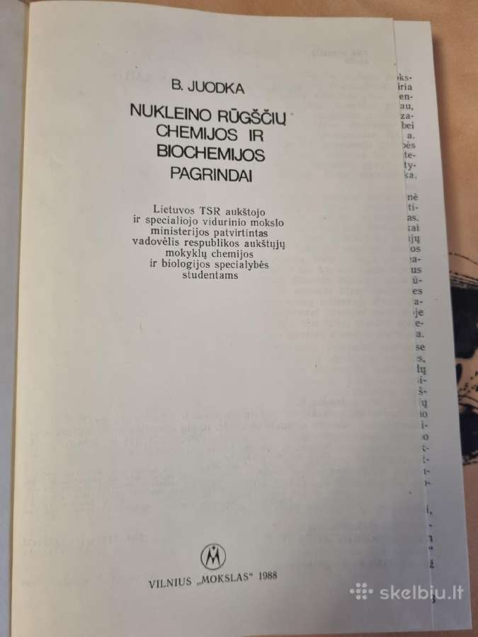 Nukleino rūgščių chemijos ir biochemijos pagrindai - nuotraukos Nr. 2