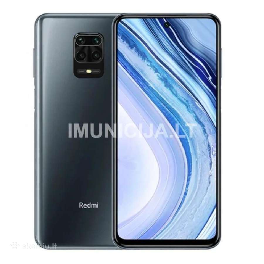 Xiaomi Redmi Note 9 Pro + 3 mėn. garantija