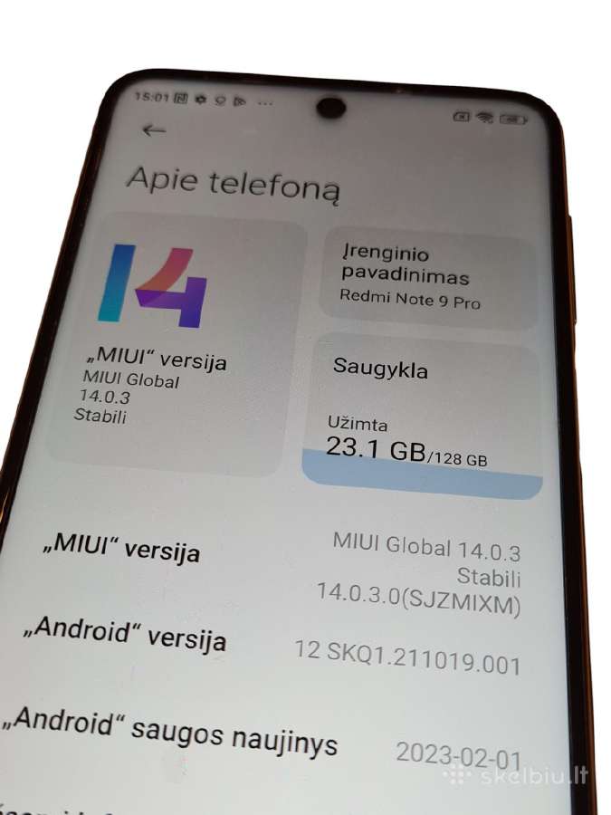 Xiaomi Redmi Note 9 Pro + 3 mėn. garantija - nuotraukos Nr. 4