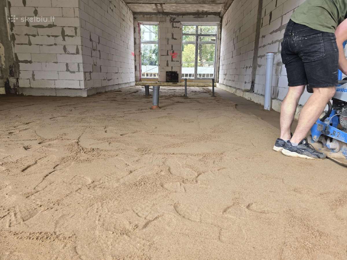 Grindų paruošimas. Betonavimo darbai - nuotraukos Nr. 11