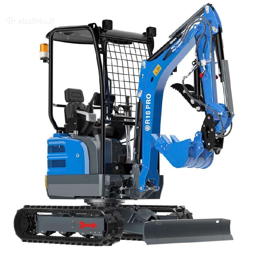 Rippa R18 Pro mini ekskavatorius