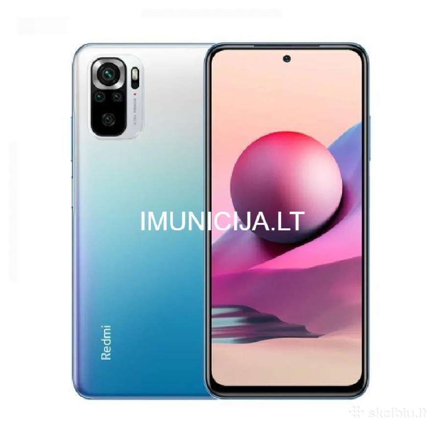 Xiaomi Redmi Note 10s + 3 mėn. garantija