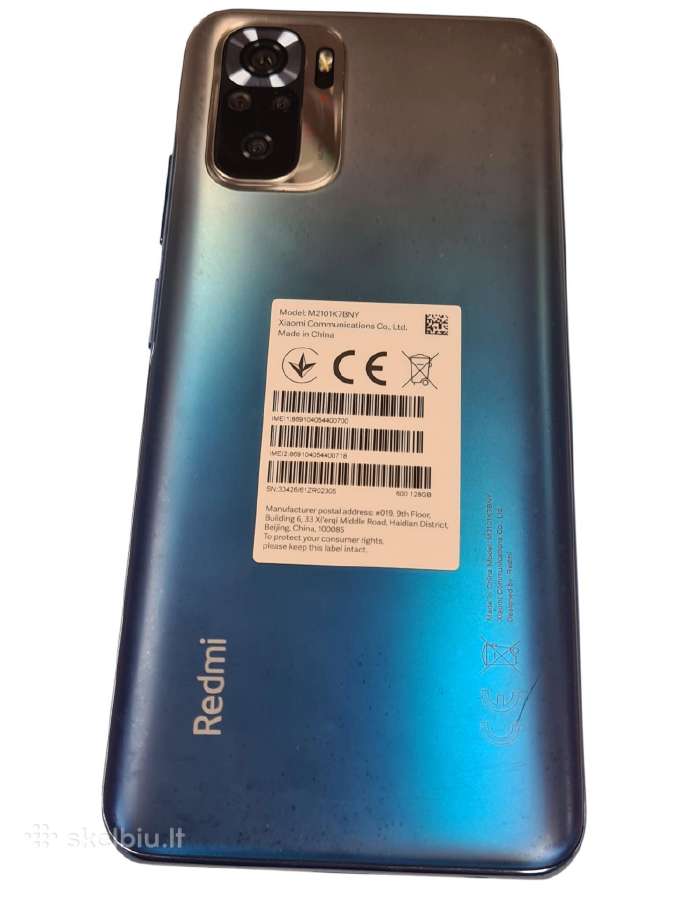 Xiaomi Redmi Note 10s + 3 mėn. garantija - nuotraukos Nr. 7