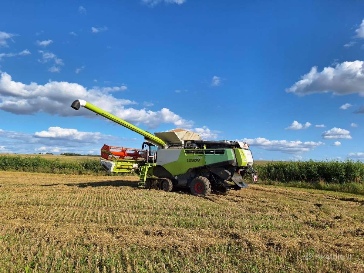 Claas lexion 770tt kukurūzų kūlimas po 80 eu