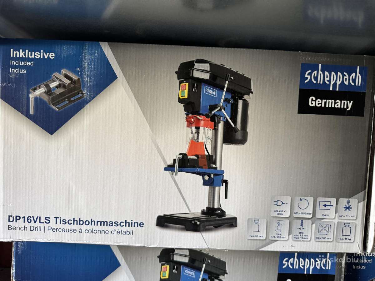 Scheppach Dp16vls Gręžimo staklės 500w