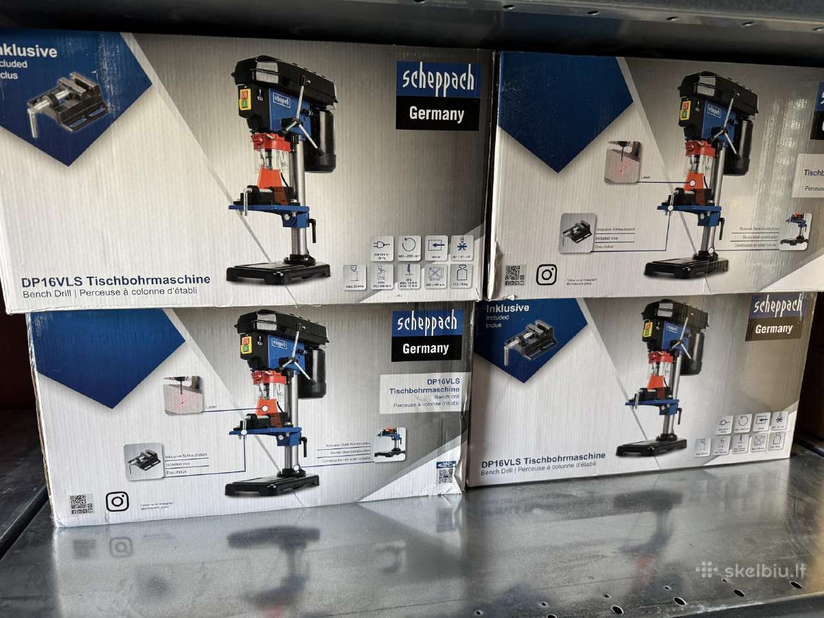 Scheppach Dp16vls Gręžimo staklės 500w - nuotraukos Nr. 4