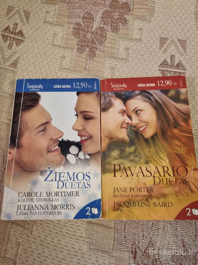 Meilės romanai 2 knygos