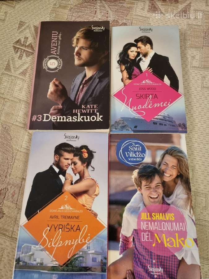 Meilės romanai 4 knygos