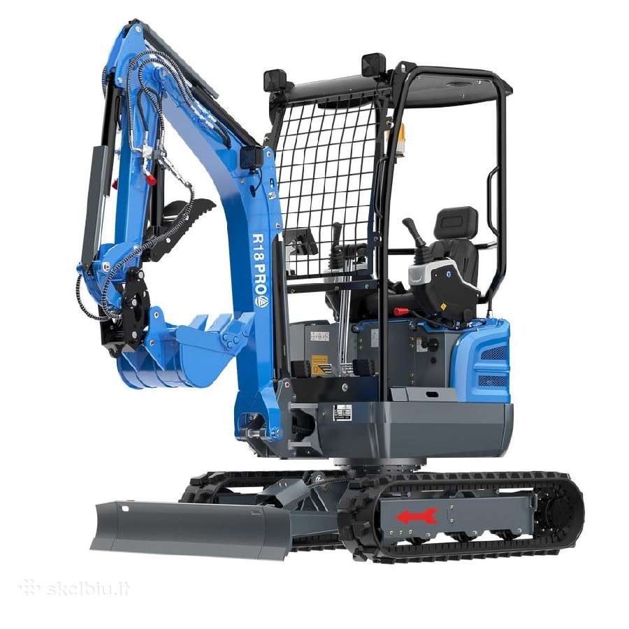 Rippa R18 Pro mini ekskavatorius