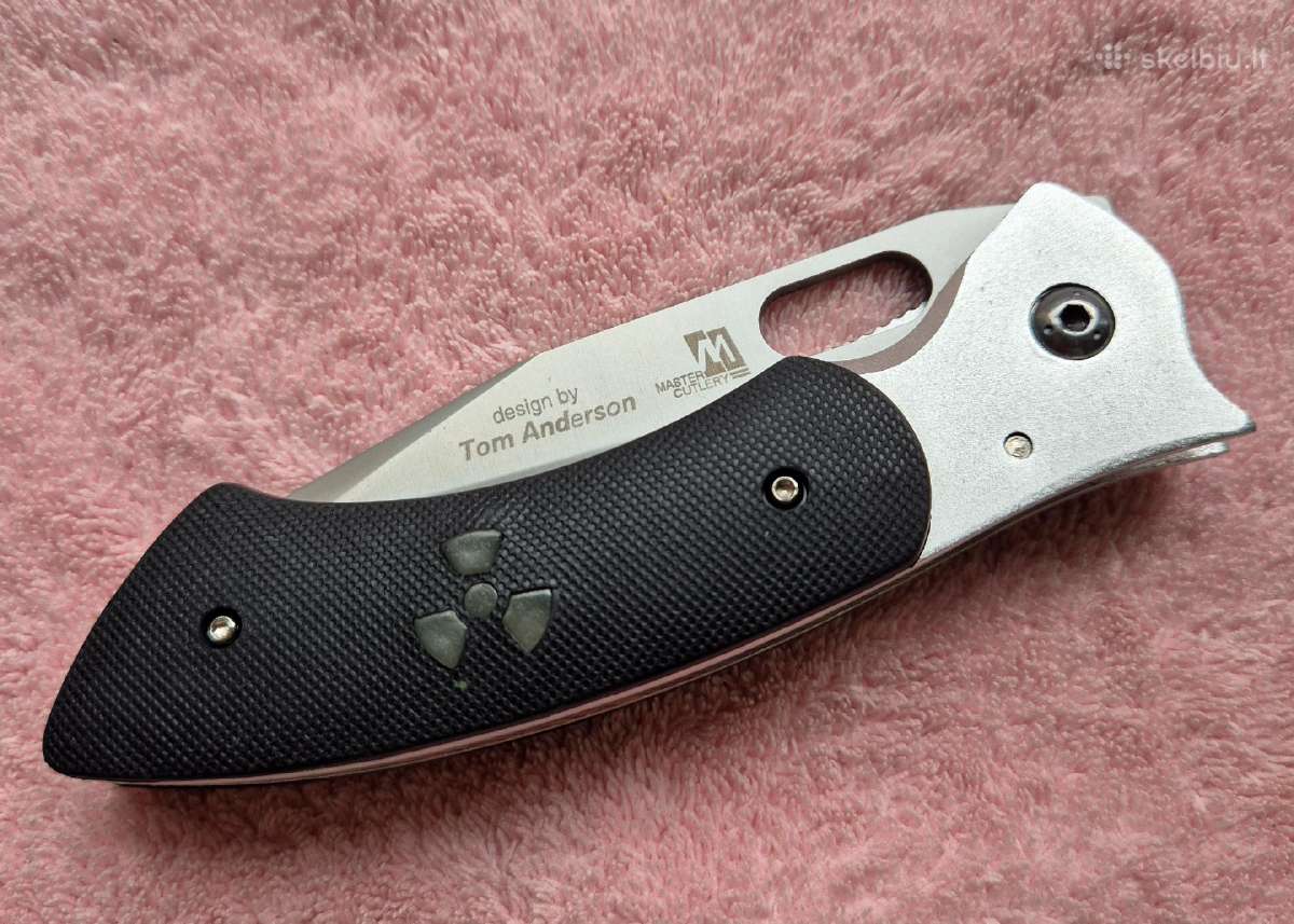 Tom Anderson dizainas Master Cutlery „nuke“ peilis