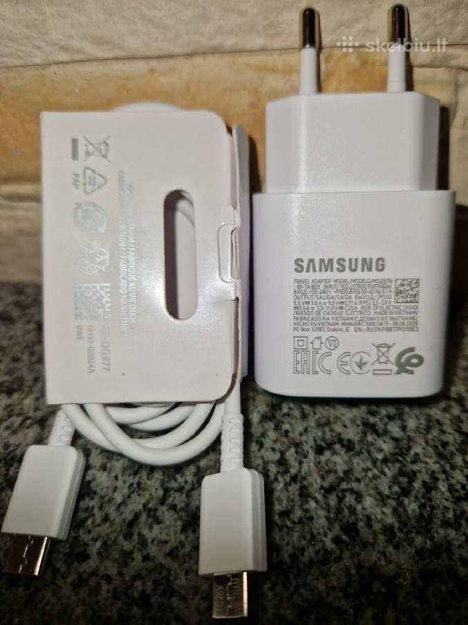 Originalus Samsung įkroviklis adapteris pakrovėjas
