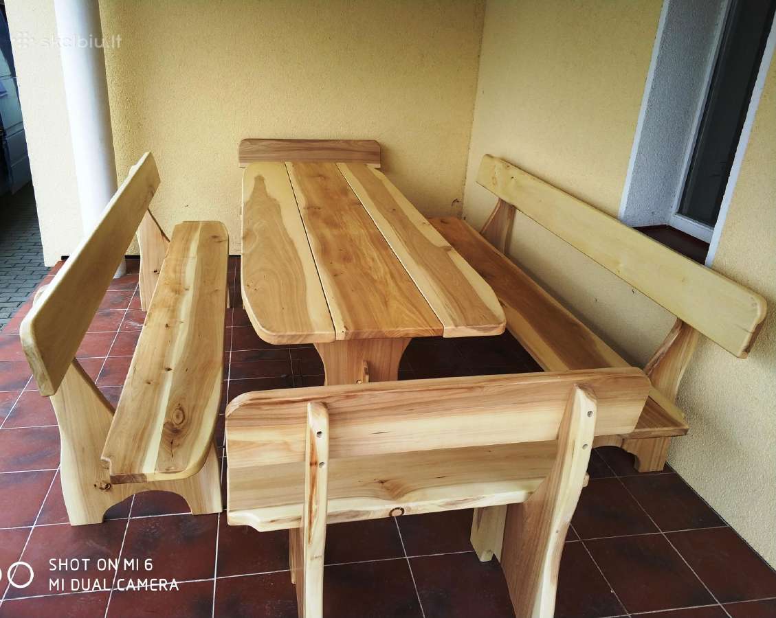 Medinės durys, langai, laiptai, lovos - nuotraukos Nr. 4