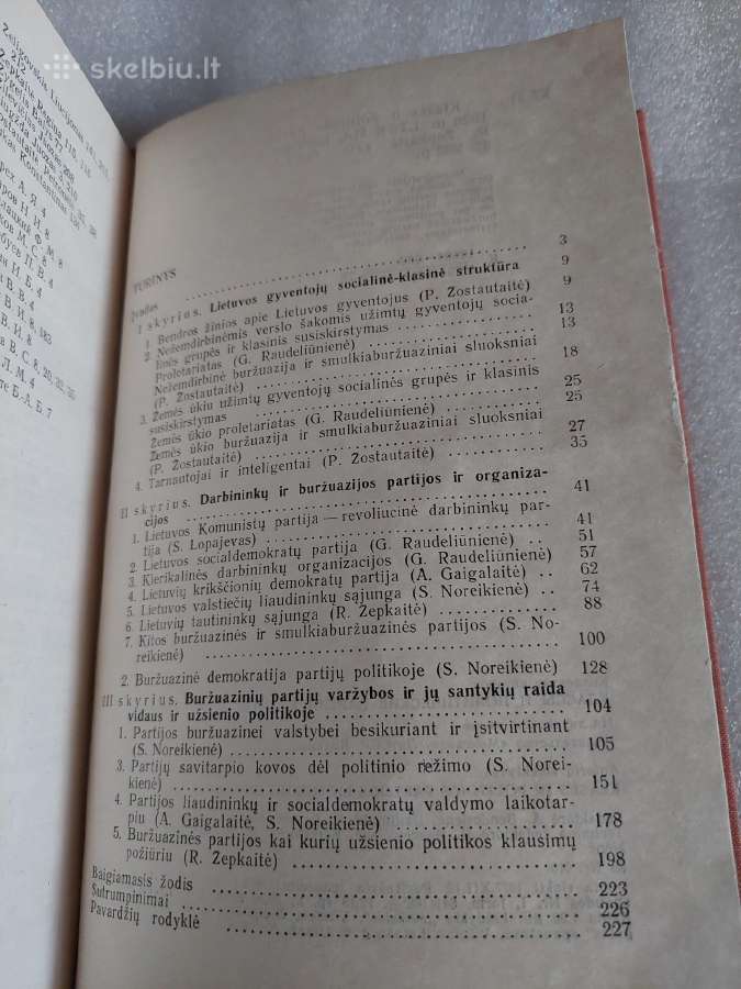 Klasės ir politinės partijos Lietuvoje 1919-1926 m - nuotraukos Nr. 3