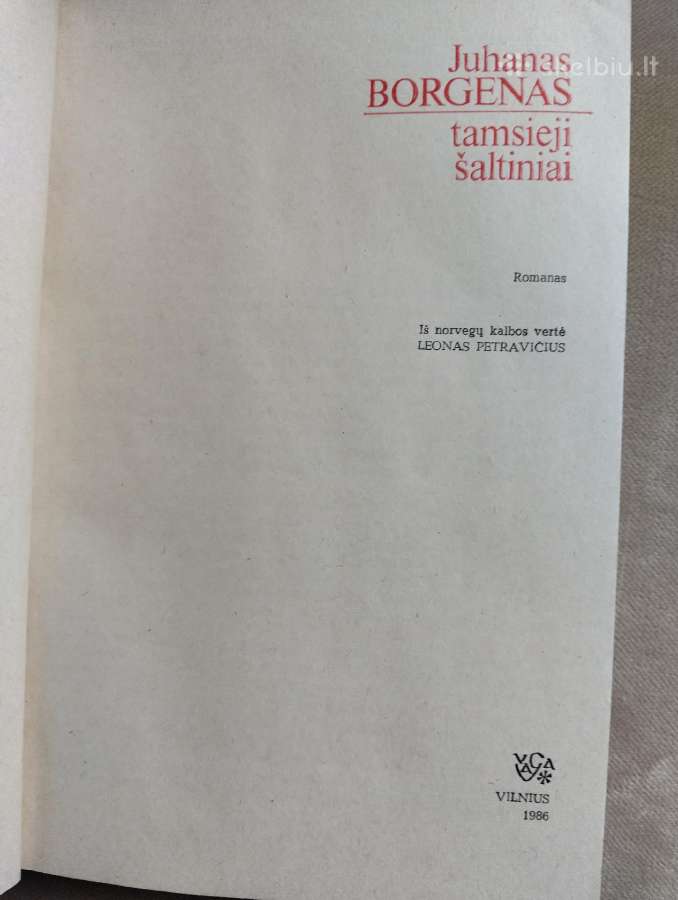 Juhanas Borgenas-tamsieji šaltiniai - nuotraukos Nr. 3