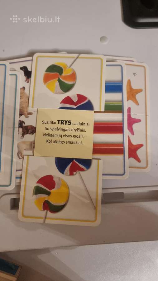 Skaičiai. Slankiosios kortelės su staigmenomis - nuotraukos Nr. 5