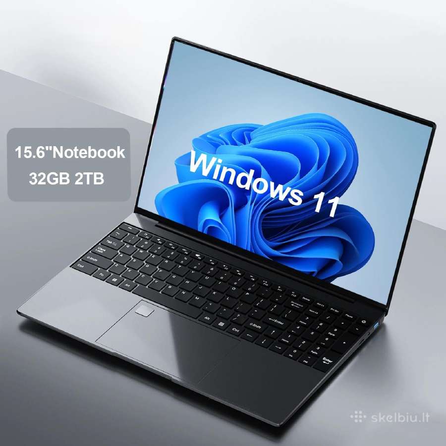 Naujas 15.6" nešiojamas kompiuteris Intel 16gb RAM