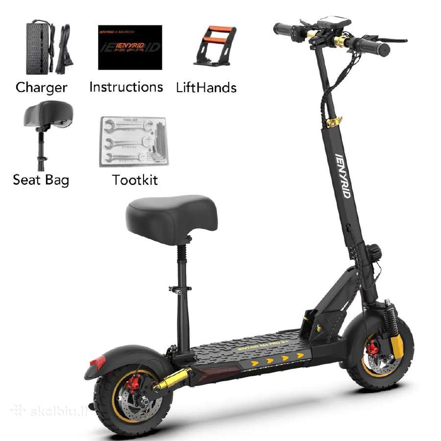 Ienyrid M4 Pro S+ / 800 W / 48 V / 12.5 Ah / 45 km - nuotraukos Nr. 6