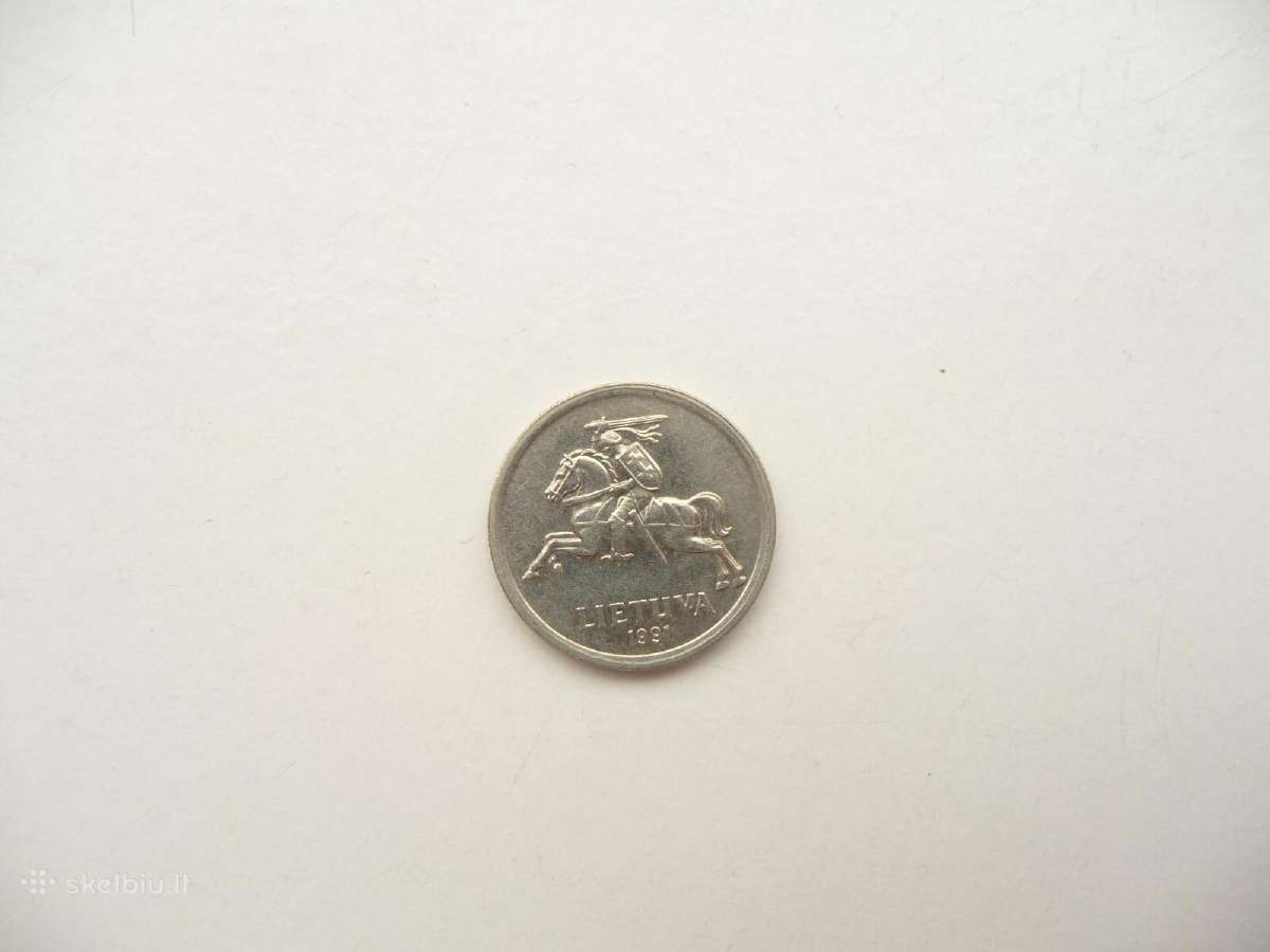 1 litas 1991 m. - nuotraukos Nr. 2
