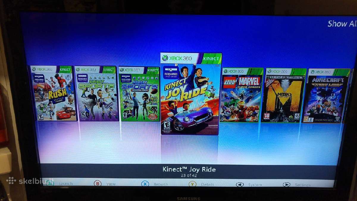Xbox 360 Slim 250gb , Rgh ,Garantija - nuotraukos Nr. 3