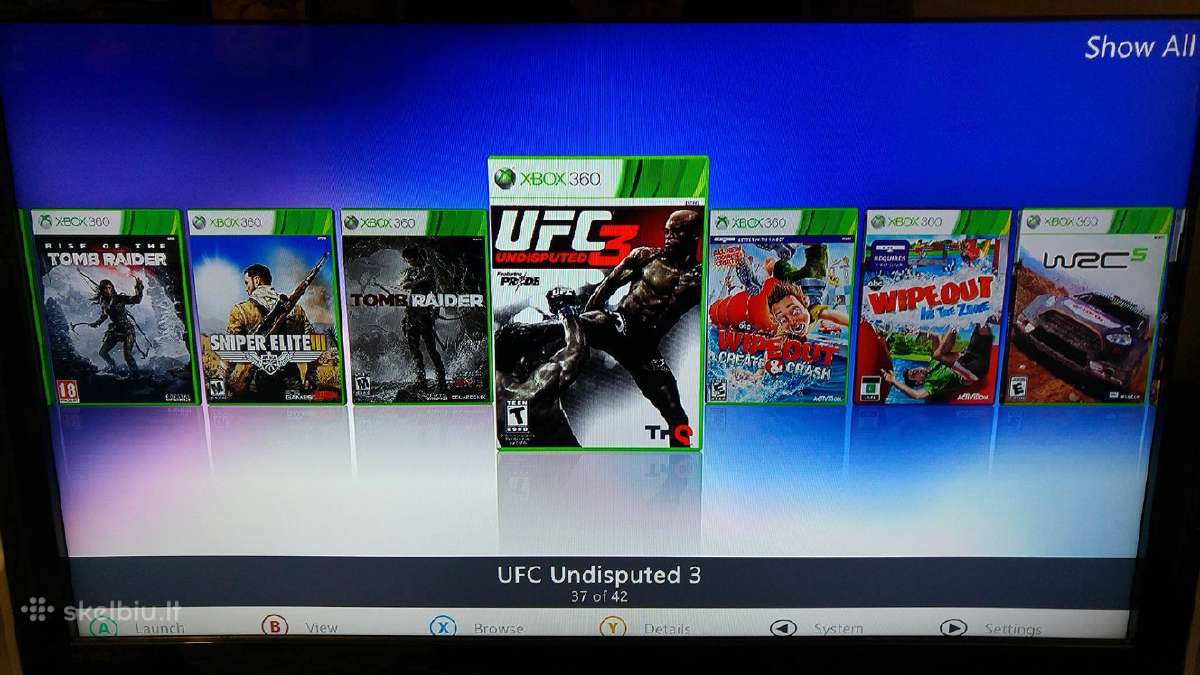 Xbox 360 Slim 250gb , Rgh ,Garantija - nuotraukos Nr. 4